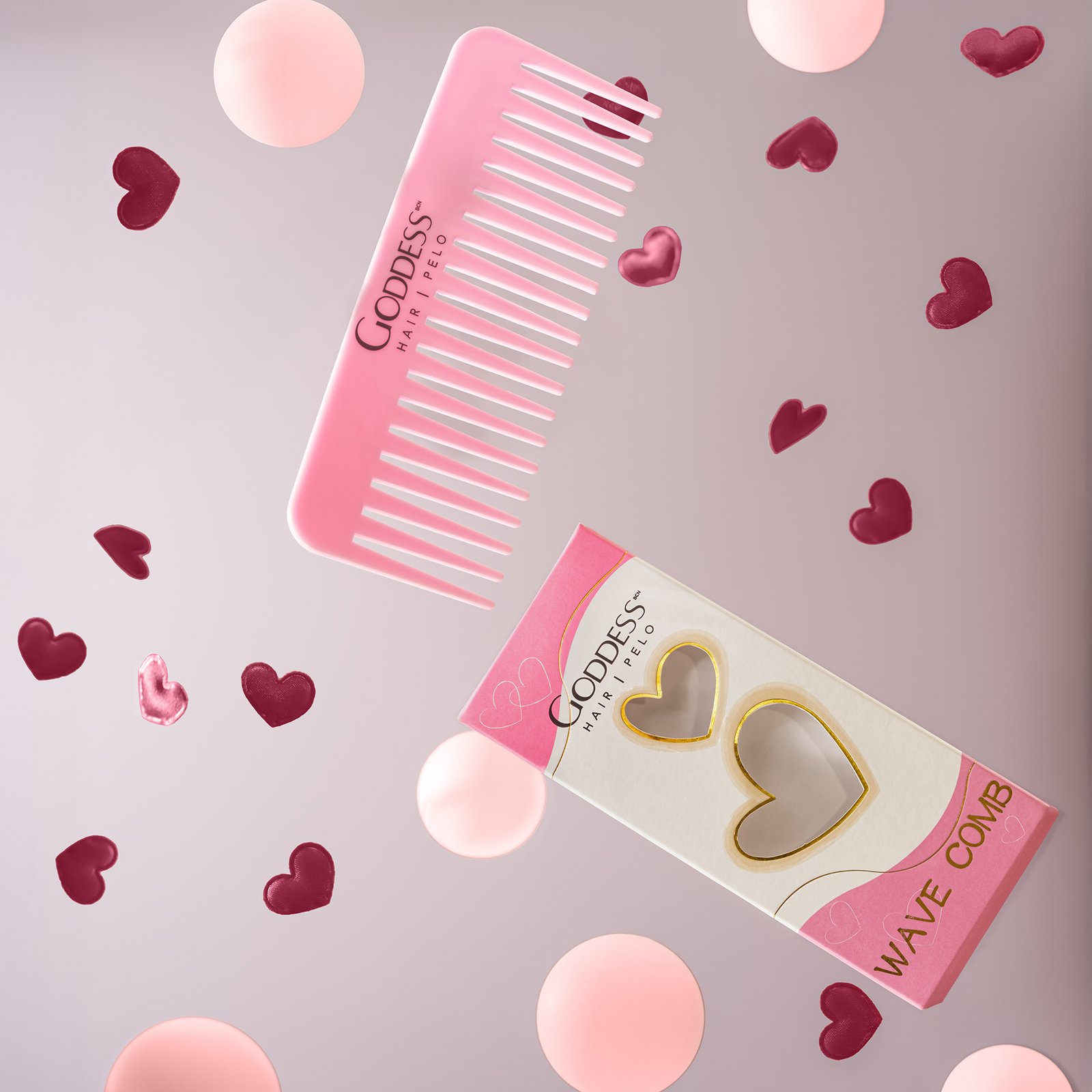 Peine de Dientes Anchos para Desenredar el Cabello